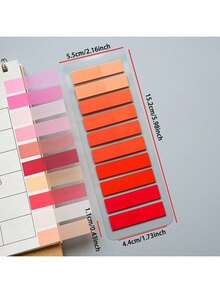 200张，1种款式，20种款式，1包，共计4000张索引贴纸、便签纸、纸张、家庭标签、留言贴纸、办公用品、带注释标签、学生课本、重要提示贴纸 - 彩色 - 查看 6