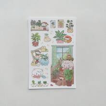Hình dán chuột hamster dễ thương, hình dán động vật hoạt hình dùng cho sổ lưu niệm, nhật ký tự làm, hình dán hoạt hình dễ thương, thiết kế động vật hoạt hình, hình dán trang trí tự dính, thích hợp để trang trí sổ lưu niệm, album, hành lý/máy tính xách tay/ván trượt/đàn guitar/tủ lạnh/mũ bảo hiểm/lịch, tuyệt vời cho quà tặng sinh nhật và ngày lễ, đồ dùng sổ lưu niệm, văn phòng phẩm, hình dán vui nhộn. - nhãn dán hamster bông - Xem 12