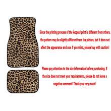 2pcs/4pcs Leopard Print Car Seat Mats, Brown Leopard Print Car Front And Rear Seat Floor Mats Car Car Carpet Floor Mats For Car Decorative Accessories, Brown Fashionable Leopard Print Pattern, Car Mats, Car Floor Mats, Brown Cool Leopard Print Pattern, Car Non-Slip Mats, Durable And Dirt-Resistant, Create Exclusive Driving Space - Leopard Print Floor Mat Set - View 9