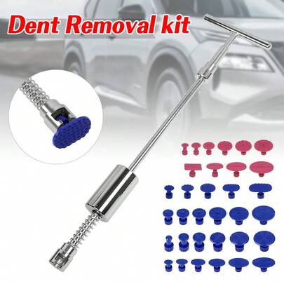 34x Car Body Dent Removal Kit Slide Hammer Puller  Repair Tool