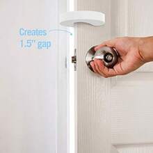 Door Pinch Guard And Door Slam Stopper 6pk. Use Safety Door Guard Made Of Soft Foam To Keep Door Open. Serves As A Protector For By - White - View 4