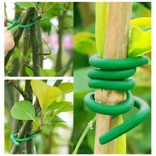 Amarração reutilizável para plantas de jardim, fita flexível para torcer galhos, arame resistente e macio para decoração de jardinagem. - A - Ver 4