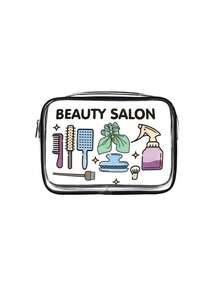 Hair Accessories PVC Makeup Bag, Travel Storage Bag - Girls Lightweight Makeup Bag, Portable Makeup Bag, Cruise Travel Large Capacity, Back To School Season - Multicolor - View 7