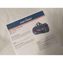 PORTWEST Large 70 Liter Capacity Waterproof Holdall Work Hunting Bag Black B910 - Multicolor - View 6