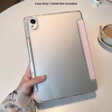Acrylic Transparent Back Cover DIY Protective Case With PU Leather Smart Y-Fold Stand, Auto Sleep/Wake Function, Suitable For Pad 2 11-Inch Tablet (2023) And Poco Pad X1 11.2-Inch Tablet (2025) - Acrylic - View 7