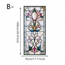 1/6 miếng phim dán kính cửa sổ họa tiết hình học tối giản phong cách retro, làm bằng nhựa PVC, có thể tái sử dụng, thích hợp trang trí phòng tắm, phòng ngủ, văn phòng, phòng ăn và ban công. - Bộ lọc màu hình học - Xem 14