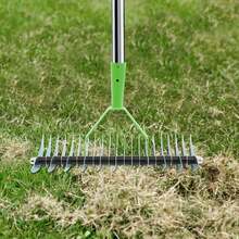 SENDERPICK Thatch Rake Head Versatile Grass Grooming Rake Head For Cleaning Dead Grass Lawn Rake Head - Thatch Rake Head - View 3