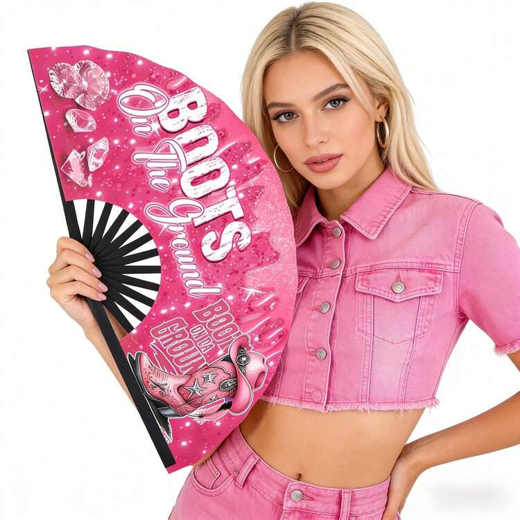 13-Inch Large Folding Fan With 12 Constellations & Bohemian Golden Design - Astrological Signs Designs For Festival Outfits, Cosmic Events - Perfect Accessory For Astrology. Portable Manual Party Fan For Women, Celestial Accessory For Nightclubs, EDM Festivals, Glam Celebrations, Nightclub Essentials, Elegant Pattern, Premium Finish - Multicolor - View 7