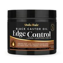 Dola Hair Gel giữ nếp tóc viền trán dầu thầu dầu đen, giữ nếp cực tốt cho tóc dày, công thức tạo kiểu không bong tróc và dưỡng ẩm, thành phần tự nhiên, phù hợp với tóc thường, 120g - Kiểm soát cạnh - Xem 8