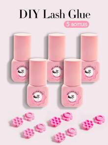 Waloshow 1pc Self-Adhesive False Eyelash Glue, Freeze-Proof, Fast Drying, Long Lasting, Natural Looking, Sweat-Resistant, Waterproof, Non-Irritating, Transparent, Essential For Beginners To Apply False Eyelashes - Black - View 9