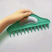1pc Soil Auger Tool, Gardening Seeding Spacing Tool, Suitable For Farmland And Vegetable Planting, Plastic Agricultural Rake, Non-Electric - A - View 10