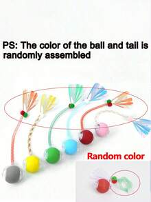 1 set de jouet interactif à bille roulante par gravité, jouet électrique automatique pour chat, balle intelligente pour que le chat joue et se distraie, couleur aléatoire - Multicolore - Voir 14