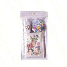 KPOP 女巫狩猎主题文具套装，学生奖励，生日礼物，实用学习用品 - 紫色款 - 查看 6