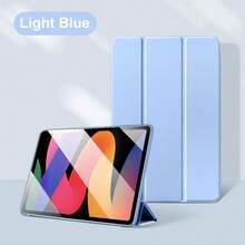 Smart Flip Cover Case For 11-Inch SE (2023), 12.1-Inch Pro (2024), And 11-Inch (2025), Supports Auto Wake/Sleep, Made Of Solid Color TPU Material, Provides Protective Cover - Baby Blue - View 6
