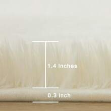 Plush Long-Pile Area Rug - Ultra-Soft, High-Density Surface For Luxurious Underfoot Experience | Solid Pastel Pink Color On Neutral Base | Low-Shedding, Easy-Care Fabric For Bathroom / Bedroom / Nursery Or Soft-Touch Space | Complements Scandinavian, Feminine & Minimalist Interiors | Ideal Choice For Housewarming, Gift-Givers Or Adding Gentle Texture To Your Floor Plan - A - View 6
