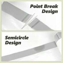 100pcs/5rolls Gray Drawstring Trash Bags, 3.96 Gallon Garbage Bags, Suitable For Kitchen, Office, Living Room (17.72 X 19.69 Inches, White & Gray) - 100 Pieces In 5 Volumes - View 9