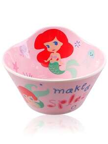 1pc Disney Single Handle Bowl, Cartoon Cereal/Soup Bowl, Melamine, Heat Resistant, 460ml - Multicolor - View 10