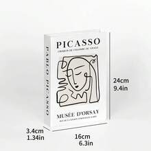 3/4 buc Cărți decorative realiste, Cărți decorative de lux, Decor pentru sufragerie, Decor pentru casă, Cărți pentru măsuța de cafea, Cărți decorative moderne și elegante, Decor pentru casă, Decor de sărbători, Recuzită pentru ședințe foto, Decor pentru atmosferă de cafenea/hotel, Cărți false - o marime - Vizualizare 8