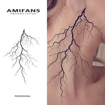 AMIFANS Temporary Tattoos, Semi-Permanent Tattoos, Lasting 1-2 Weeks, Durable Tattoos, Fruit Juice Tattoos, Realistic Tattoos, Romantic Tattoos, Fake Tattoos, Waterproof, Authentic Tattoo Appearance, Niche Design Tattoos, Fruit Tattoos, Plant Tattoos