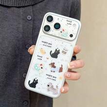 Cartoon Pet Phone Back Sticker Suitable For IPhone 17 Pro Max, No Residue, Easy To Replace, Cute Style - Clear - View 14