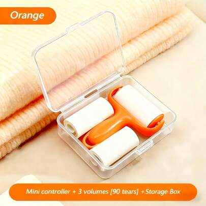 Portable Mini Hair Remover (Includes Replacement) - Manual Pet Hair Cleaner, Suitable For Cleaning Clothes, Dust, And Debris. Compact And Portable, Ideal For Home, Car, Outdoor, And Travel Use. Replacement Available (Not The Hair Remover)