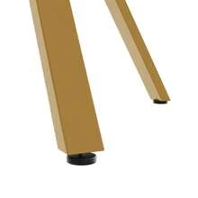 Dining Table & Chair Sets - Black + Golden + MDF+Steel - View 10