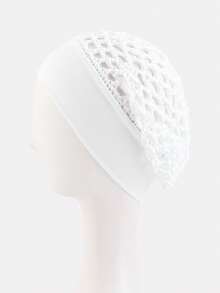 1pc Women's Elastic Wide-Brim Hair Net Sleeping Cap, Hair Care Protective Cover Suitable For Daily Use - Multicolor - View 15