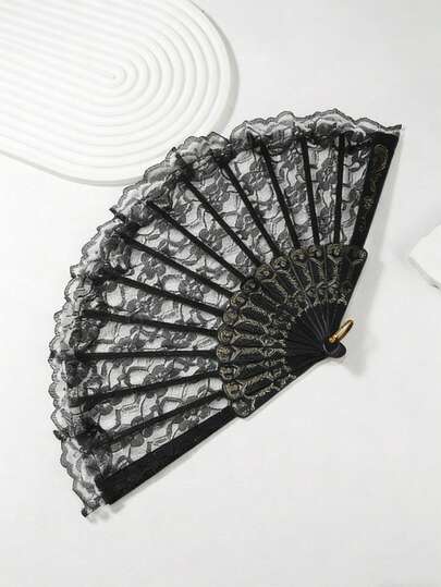 1920s Retro Women's Party Accessory Set, Handheld Foldable Lace Fan, Feather Headband, Long Gloves, Pearl Necklace, Bracelet, Cigarette Holder Set, Party Decoration Gift, Opera Party Set (Dance Performance, Photography, Decoration)