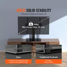 TV Mounts, Stands & Turntables - màu đen - Xem 2