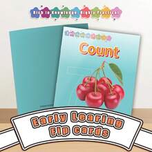 Numbers Recognition Big Cards | Number Sense Learning | Interactive Study | Educational Holiday Gift - Large Card Book - View 2