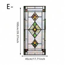 1/6 miếng phim dán kính cửa sổ họa tiết hình học tối giản phong cách retro, làm bằng nhựa PVC, có thể tái sử dụng, thích hợp trang trí phòng tắm, phòng ngủ, văn phòng, phòng ăn và ban công. - Bộ lọc màu hình học - Xem 13