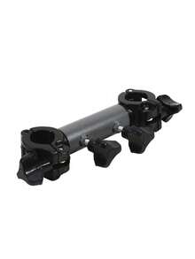 1 pieza de marco de paraguas tipo tanque, marco de paraguas multifuncional, marco de paraguas universal, conector de abrazadera fija para balsa de paraguas universal - Negro - Ver 9