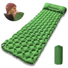 充气床垫、露营床垫、气垫床、超轻户外睡垫、折叠床、徒步睡垫、防潮垫、地垫、野餐垫、圣诞节客人充气垫、车载休息充气垫 - 彩色 - 查看 9