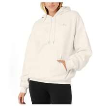 Alo Yoga Women's Accolade Hoodie | Premium Heavyweight French Terry Fleece Sweatshirt | Luxury Soft Oversized Hooded Pullover | Classic Athletic Streetwear Essential | Urban Fashion Loose Fit Casual Lounge Wear With Signature Chrome Logo - Ivory - View 4