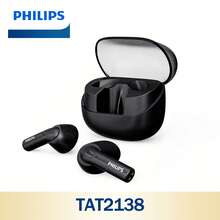 PHILIPS TAT2138 Bluetooth Earbuds, Semi-In-Ear Design, Bluetooth 5.3, Low Latency, Dual Microphone Noise Reduction, Waterproof, Compact And Portable, Ideal For Sports, Business And Study, Compatible With Smartphones And Computers - 查看 10