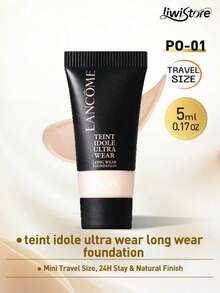Lancôme 兰蔻轻盈持久粉底液 PO-01 5ml - 无油配方，哑光妆效，自然白皙肤色，防水防汗，持久不脱妆，打造完美全天候妆容 - po-01 - 查看 8