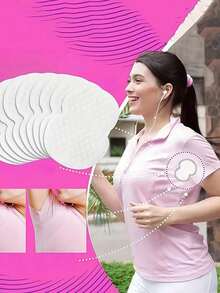 Underarm Sweat Pads, Disposable Underarm Sweat Absorbing Pads, Effective, Breathable, Invisible, Sweat Absorbing Patches, Lightweight Sweat Absorbing, Comfortable Odorless, Easy To Use, Suitable For Hot Summer Men And Women (10/30/60/100), Travel, Sports, Outdoor, Summer, Stickers, Christmas Gifts, Body Care - White - View 7