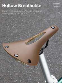 WEST BIKING 复古自行车鞍座 舒适防水 TPE 材质 公路自行车 折叠自行车 镂空鞍座 多色 时尚 旅行自行车 山地自行车配件 - 多色 - 查看 4