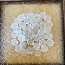 10/30/50pcs Round Shell Pieces, White & Colorful, 1.5/2/2.5/3/4/5cm Flat Round Natural Pierced Shell Pendants, Shell Round Discs Connectors For Wind Chimes/DIY Crafts - Multicolor - View 35