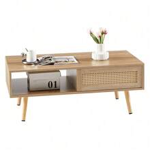 Coffee Tables - Natural Wood + MDF - View 4