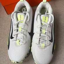 Nike ISOFLY SE (GS) 儿童低帮轻便透气运动休闲鞋 - 灰色/黑色/綠色 - 查看 6