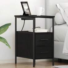 Tables de chevet - Noir - Voir 2