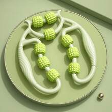 1. Leg Massager, Leg Roller Shaper With 9 Massage Rollers, Helps Relax Calf Muscles, Also Suitable As Gym Accessory - Multicolor - View 3