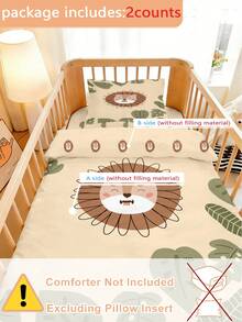 1 Set Baby Bedding, Cute Pattern Duvet Cover Set, Polyester Material, For Decorating Baby Bedroom, Baby Bed Gift, Holiday And Season - Multicolor - View 7