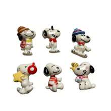 SNOOPY 6件套卡通树脂发夹、手机壳、镂空鞋、乳胶材质，现货，新年/情人节/复活节礼物 - 彩色 - 查看 5