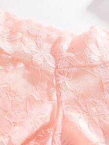 5pcs Romantic French Lace High-Waist Sexy Thong Panties For Women - Multicolor - View 5