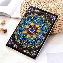 SNA Cuaderno de bordado de diamantes, estilo nuevo 2026. caliente de pintura de diamantes 5D DIY, mosaico de cristal redondo de diamante de imitación, adecuado para tomar notas, reuniones, exámenes - Conjuntos - Ver 3