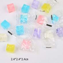 1套/5个 海盐冰块捏合音乐 TPR软橡胶减压透气卡通造型，新年礼物，情人节礼物，复活节礼物[随机款式] - 彩色 - 查看 8