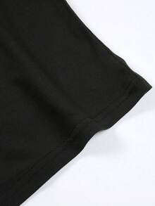 Disney &  Valentine's Day "XOXO" Graphic Women's Short Sleeve T-Shirt Sweet & Romantic Casual Top - màu đen - Xem 5