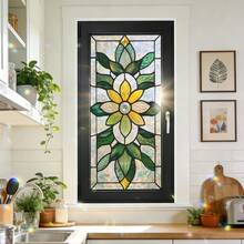 1/6 miếng phim dán kính cửa sổ họa tiết hình học tối giản phong cách retro, làm bằng nhựa PVC, có thể tái sử dụng, thích hợp trang trí phòng tắm, phòng ngủ, văn phòng, phòng ăn và ban công. - Bộ lọc màu hình học - Xem 7